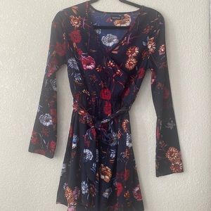 Floral long sleeve dress